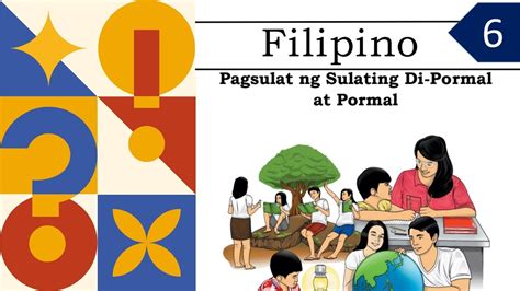 pormal at di pormal drawing|Grade 6 Filipino Modyul: Pagsulat ng Sulating Di.